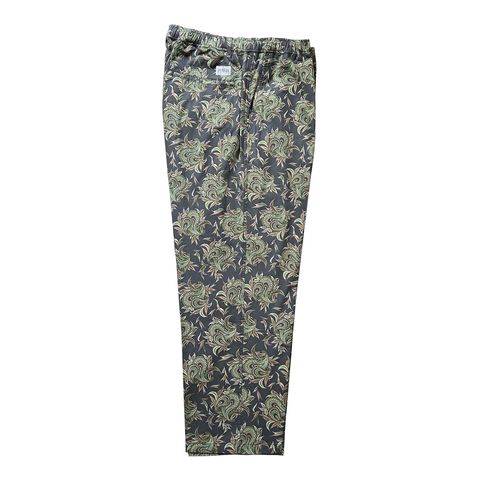 BUDS PAISLEY EASY PANTS / CHARCOAL / イージーパンツ