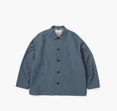 Graphpaper - Dry Wool Tropical Coverall / DARK SLATE | Stripe