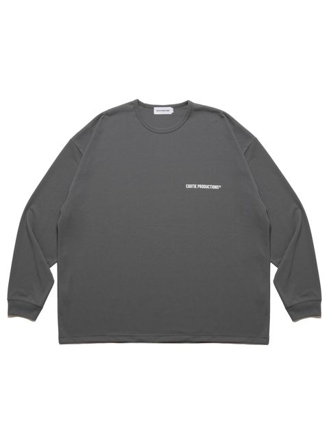 Dry Tech Jersey Oversized L/S Tee / GRAY /  ドライテックL/Sシャツ
