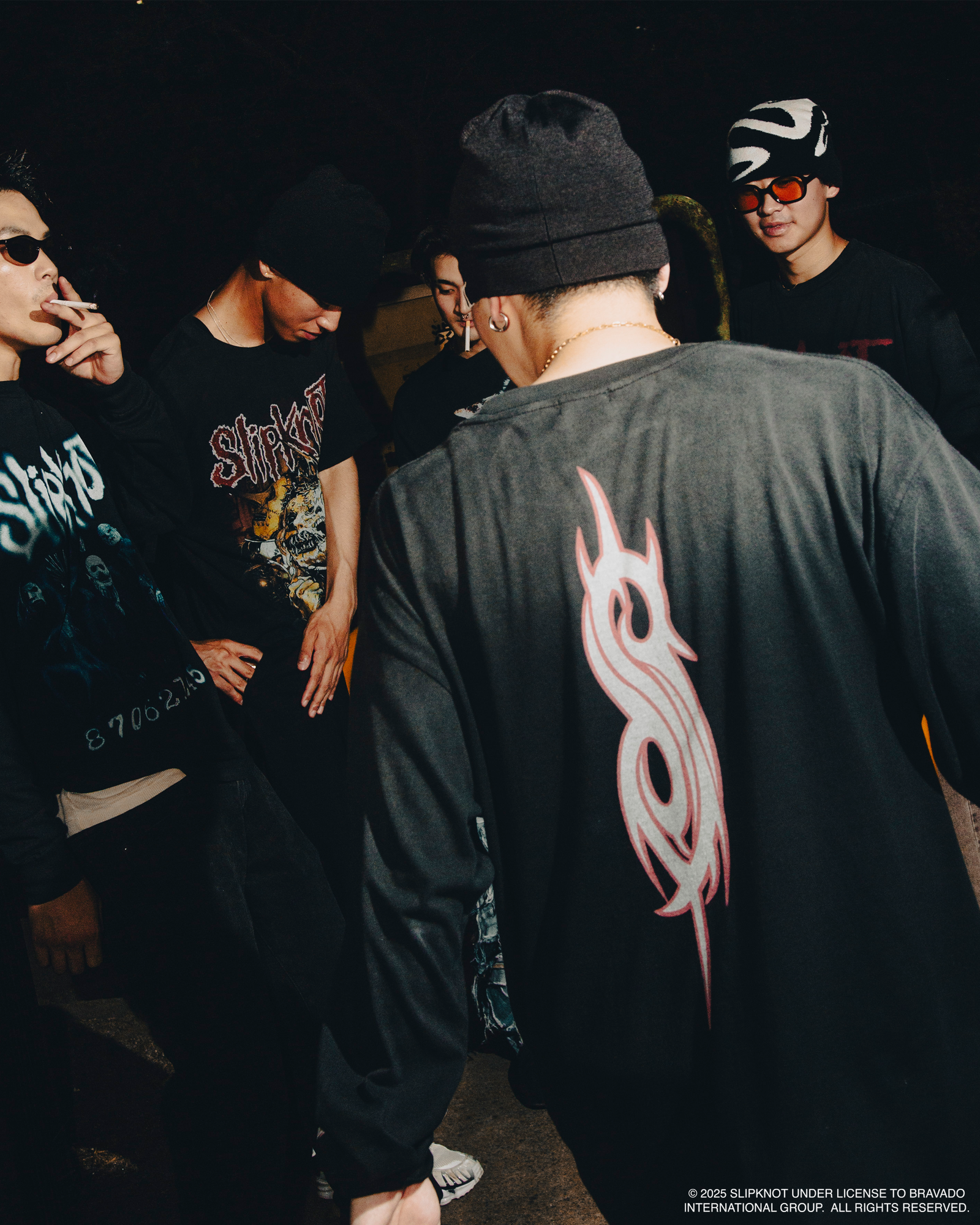 FLAGSTUFF - Slipknot SS TEE① / BLACK / Slipknotコラボティー