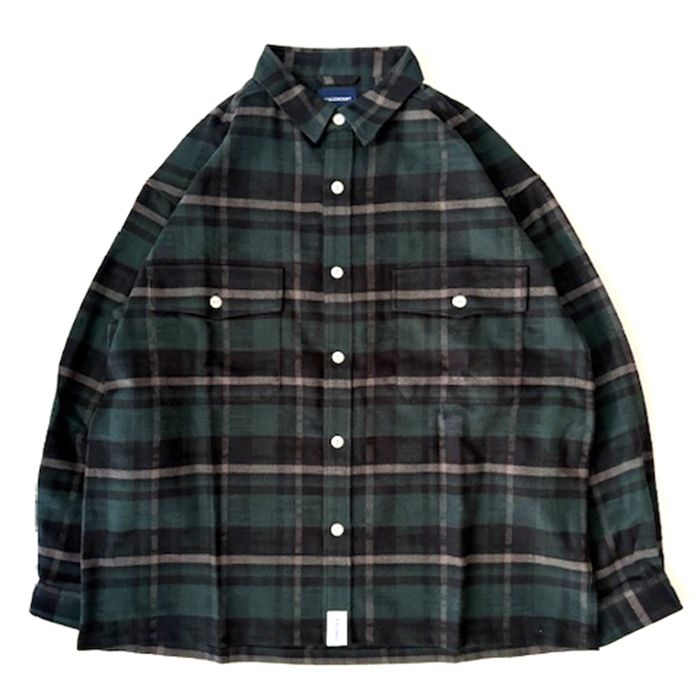 VANNING PLAID LS SHIRT / GREEN