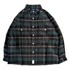 VANNING PLAID LS SHIRT / GREEN