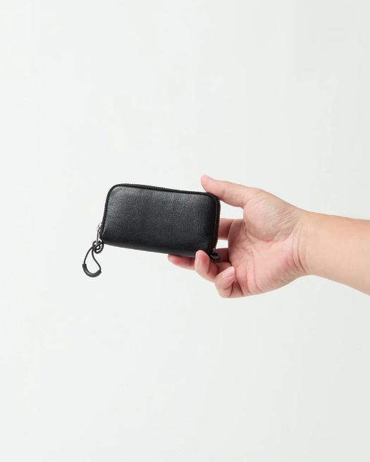 HIKER MINI WALLET COW LEATHER / BLACK