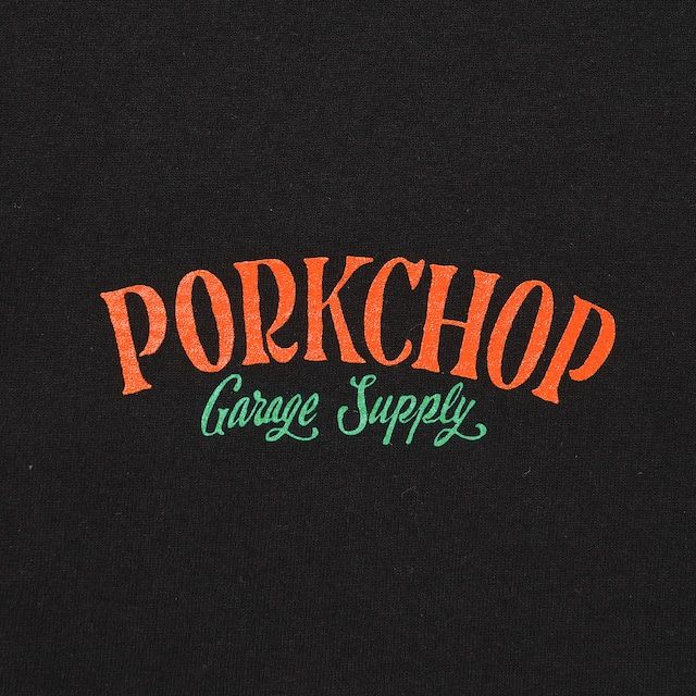 PORK BACK TEE / BLACK×GROR / プリント ティーシャツ