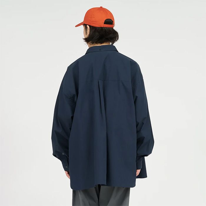 SOLOTEX® TYPEWRITER UTILITY L/S B.D SHIRT / NAVY