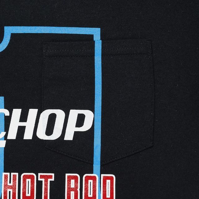 P POWER POCKET TEE / BLACK / プリントティー