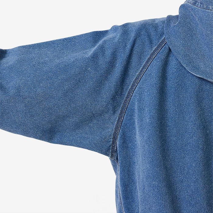 PLAS Indigo Field Parka / IB(Indigo Bleach)