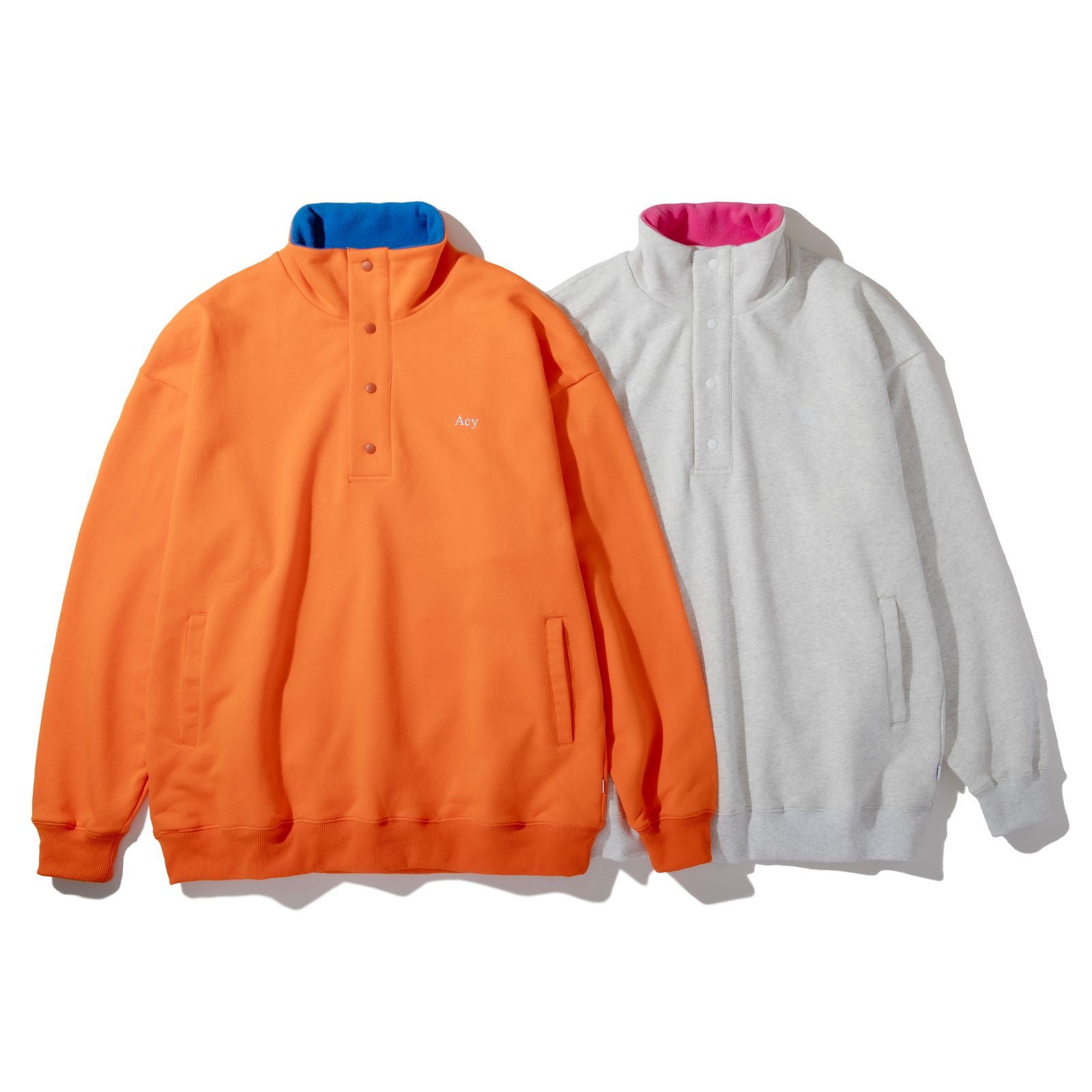 HI NECK SWEAT / ORANGE