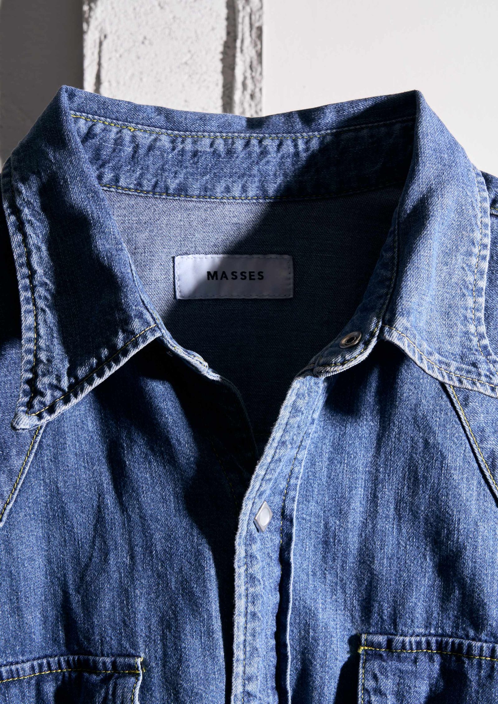 DENIM SHIRT H.WASH / INDIGO / デニム シャツ