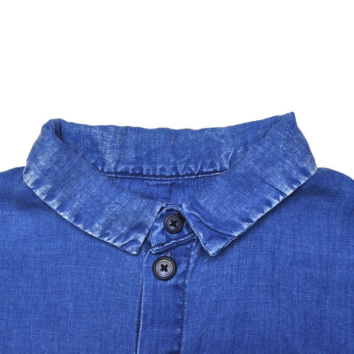 INDIGO LINEN SHIRT JACKET / INDIGO - 1