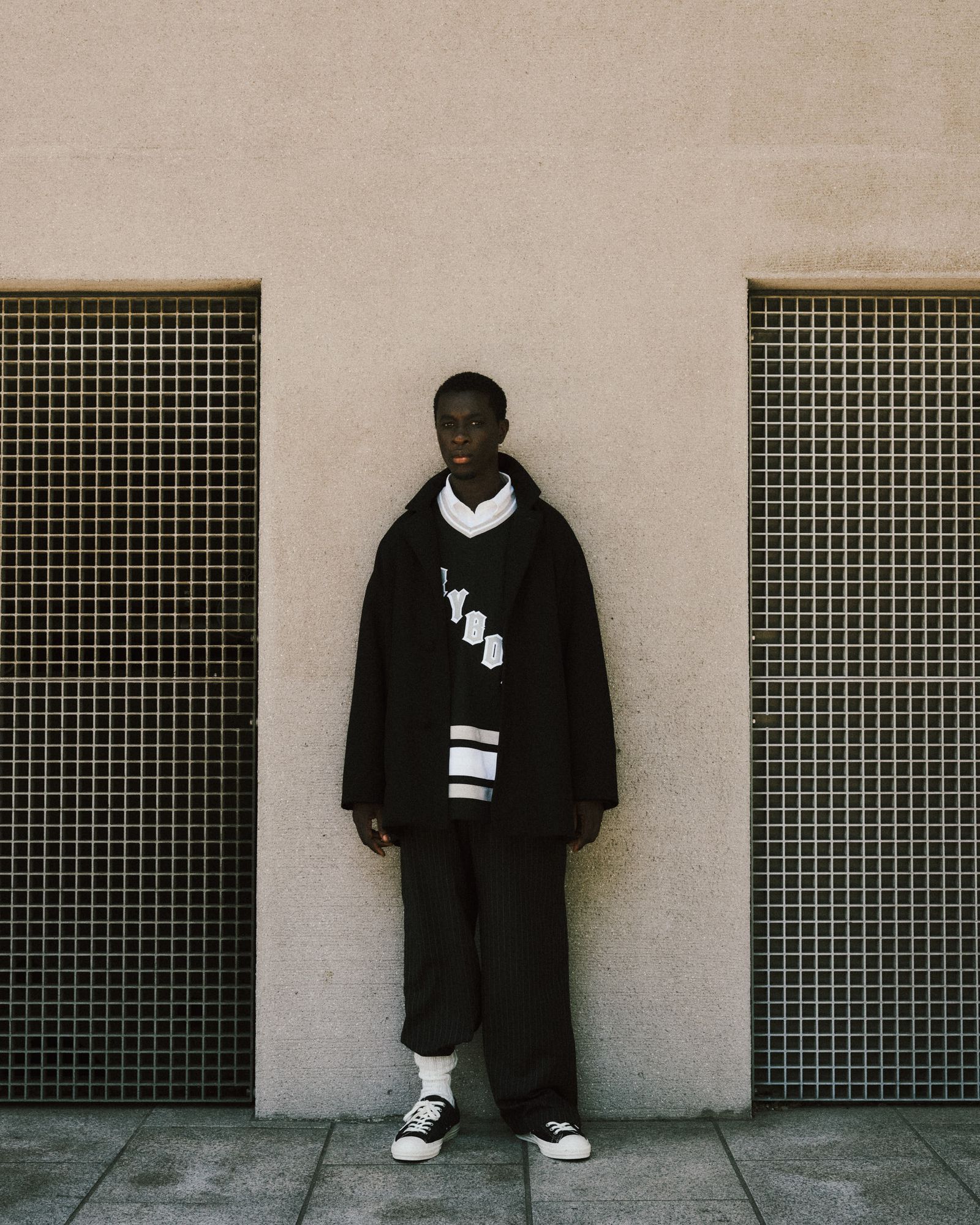 HOCKEY JERSEY / BLACK /  MITCHELL & NESSコラボ / MTL-CTE-01