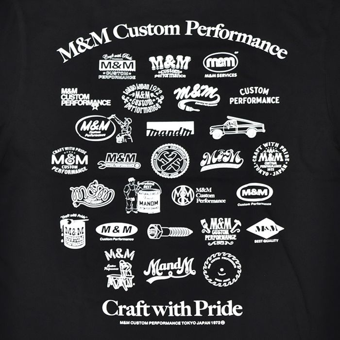トップス M&M CUSTOM PERFORMANCE STRIPE WORK SHIRT M&M CUSTOM PEFORMANCE - STRIPE WORK SHIRT (OFF