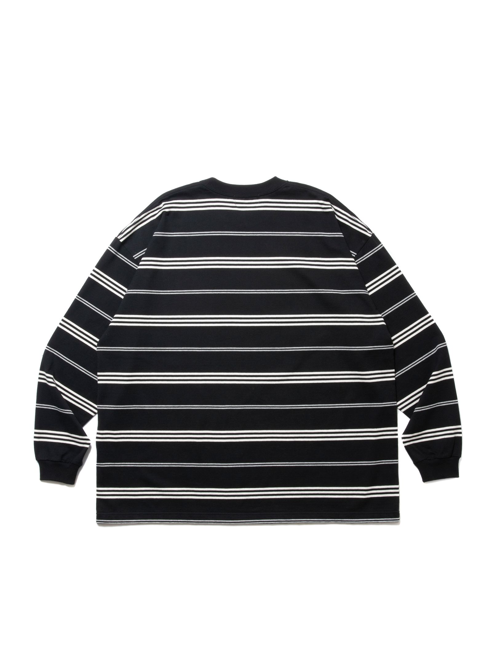 COOTIE PRODUCTIONS - Border L/S Tee / BLACK / ボーダーカットソー 