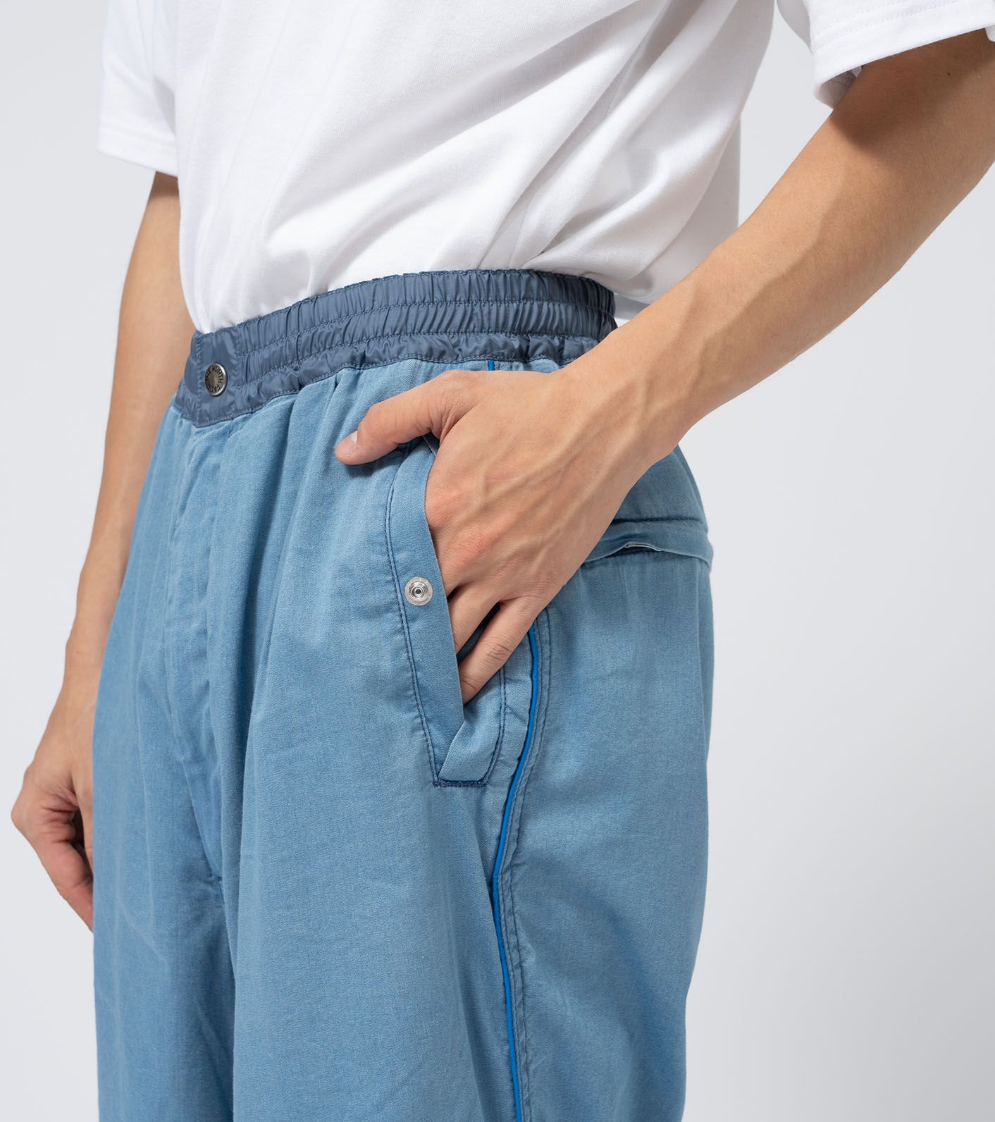 Indigo Field Track Pants / IB(Indigo Bleach)
