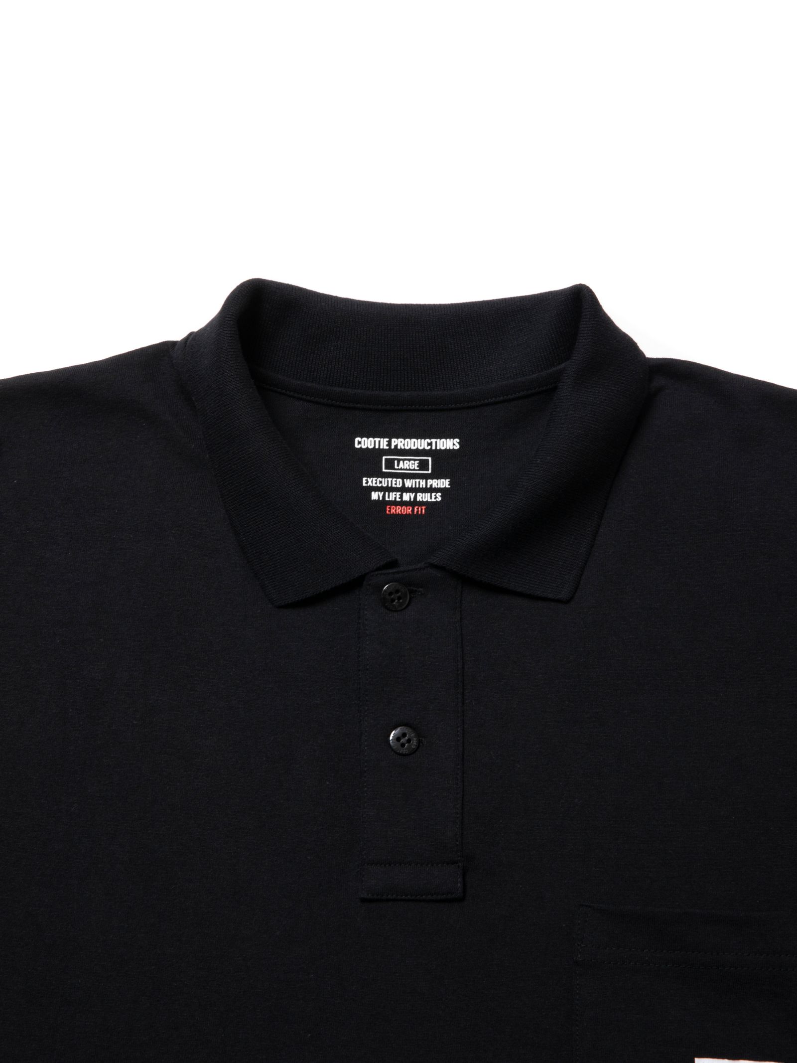 COOTIE PRODUCTIONS - Open End Yarn Error Fit S/S Polo