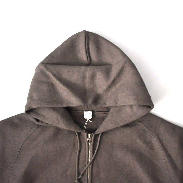 Zip Hoodie Sweat / Slate Gray