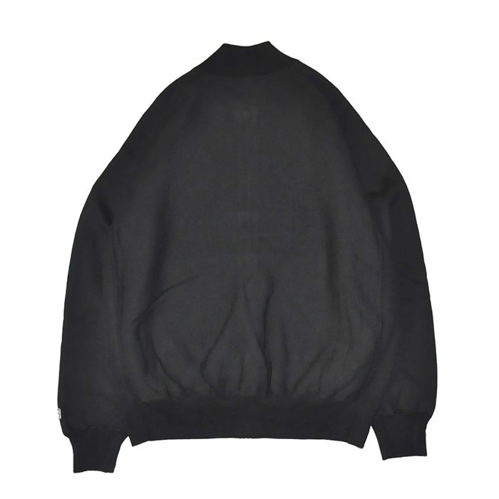 Zip Rib Neck Sweat / Seaweed