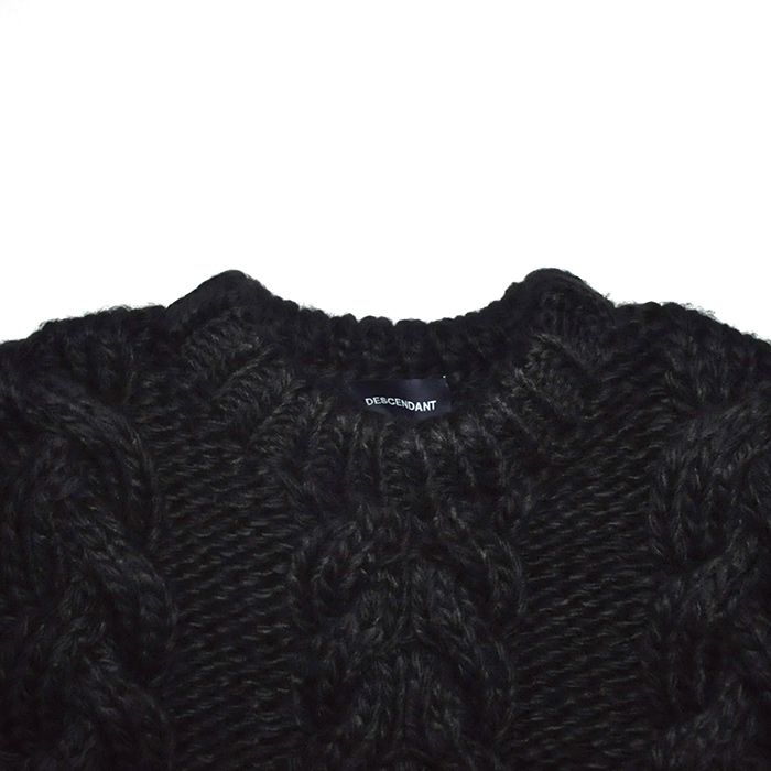 MAIN NOT CABLE KNIT / NAVY - 1