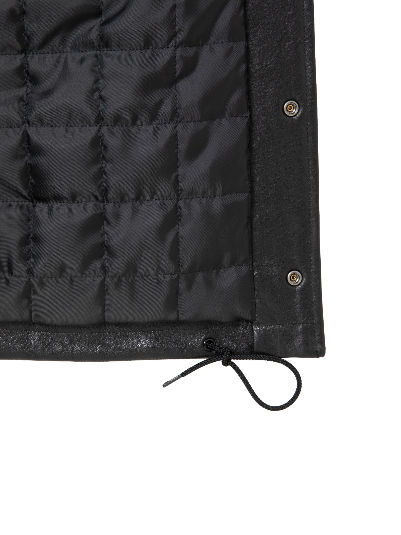 Sheepskin Coach Jacket / BLACK / レザージャケット