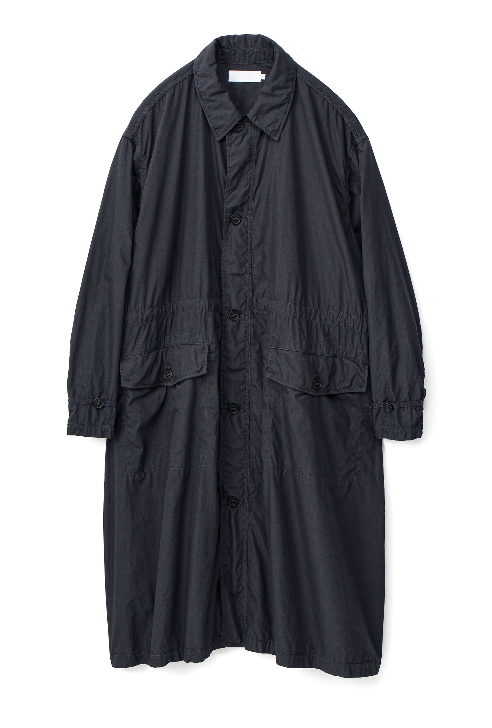 Graphpaper - Garment Dyed Poplin Field Coat / C.GRAY | Stripe 