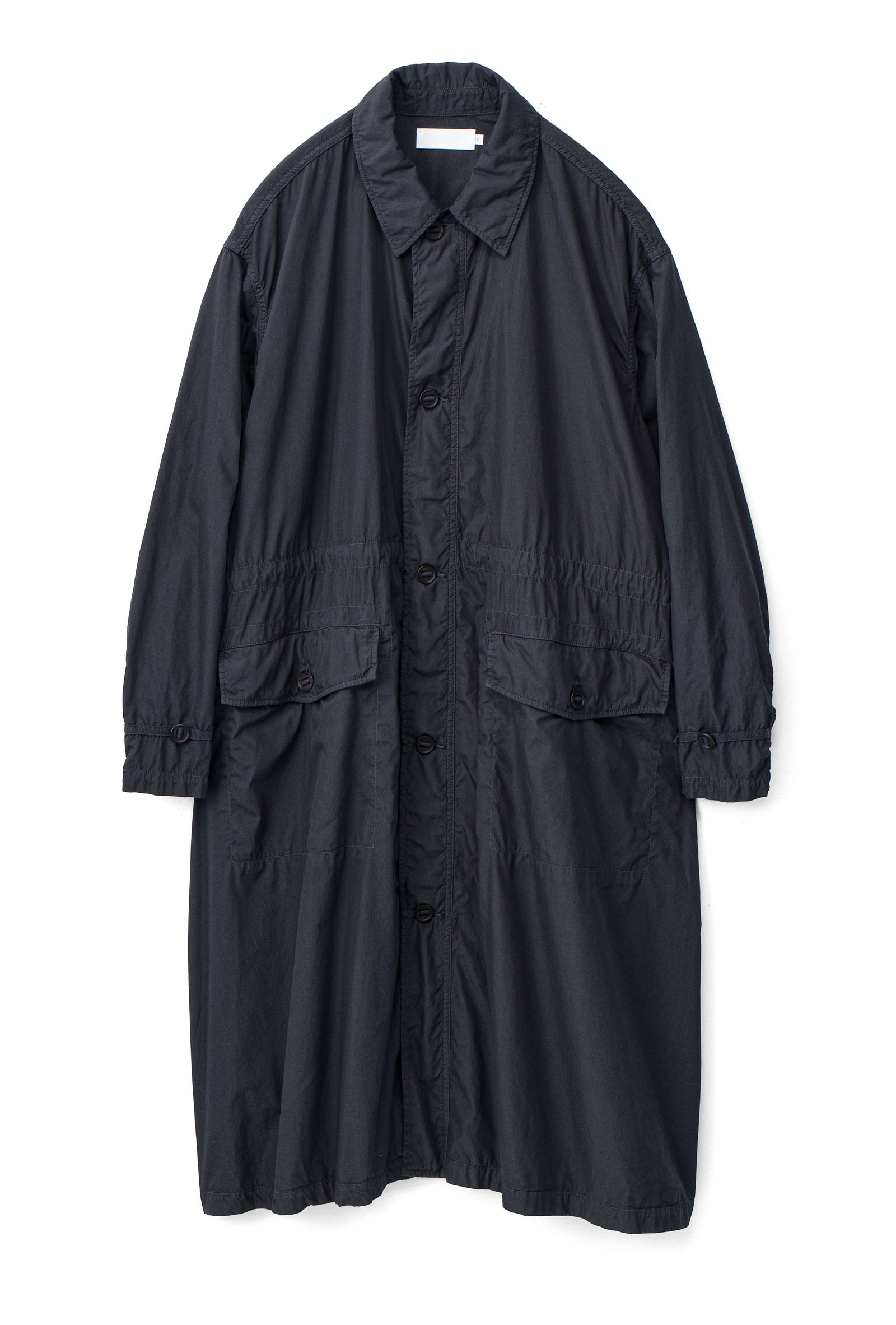 Graphpaper - Garment Dyed Poplin Field Coat / C.GRAY | Stripe