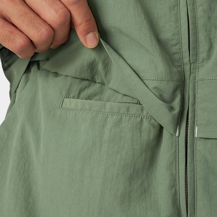 Hooded Jacket/ FG(Fade Green)