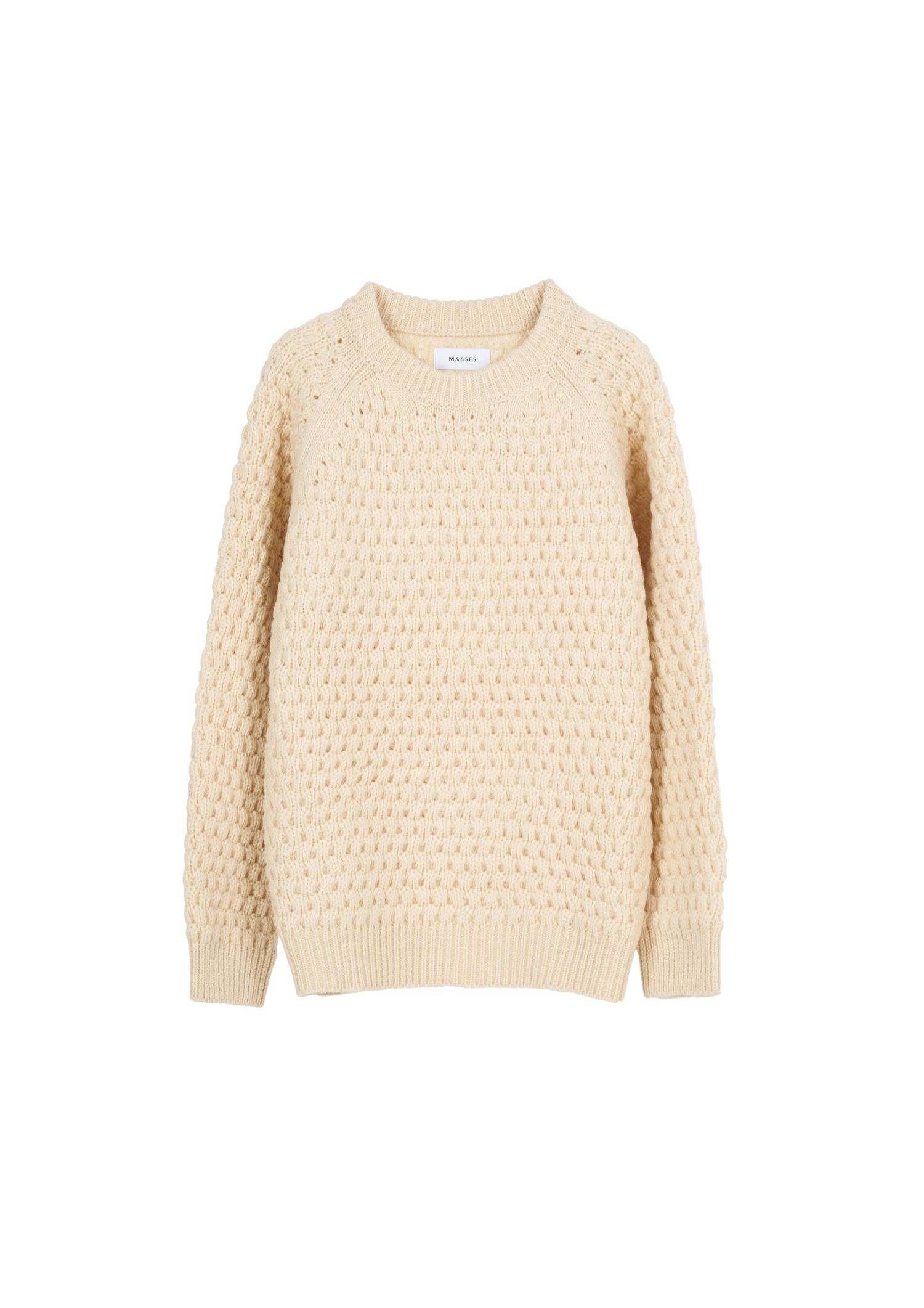 SWEATER POPCORN / NATURAL / フィッシャーマンニット