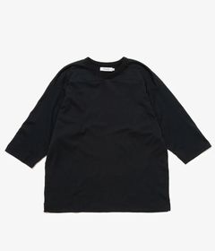 COACH Q/S V-NECK TEE COTTON JERSEY OVERDYED / DK.NAVY