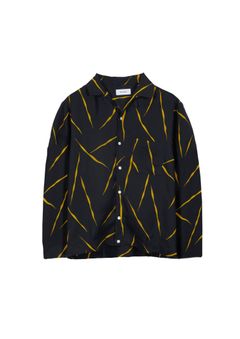 RAYON ITALIAN SHIRT L/S / BLACK