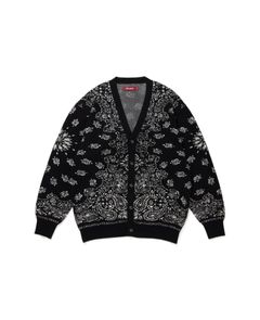 Bandana Cardigan / BLK×WHT / カーディガン