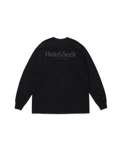 Logo L/S Tee(26ss) / BLK×GRY / プリントロングスリーブティー