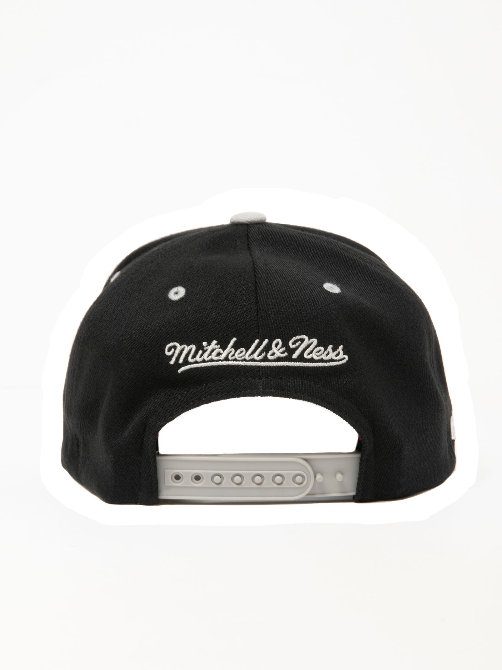 6 PANEL STRETCH SNAPBACK CAP / BLACK /  MITCHELL & NESSコラボ / MTL-CTE-03