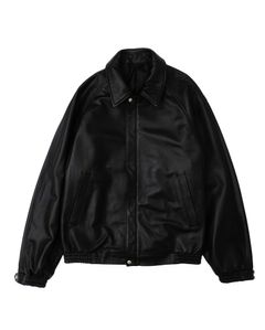 LEATHER BROUSON / BLACK