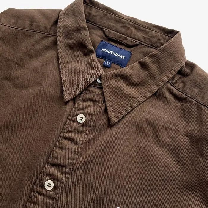 PALM TWILL LS SHIRT / BROWN
