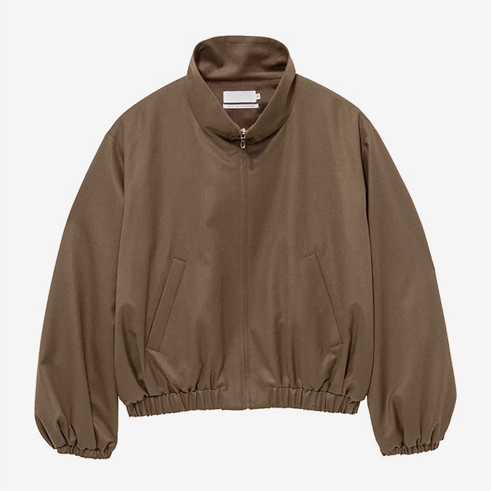 Women / Fine Wool Saxony Balloon Jacket / Brown