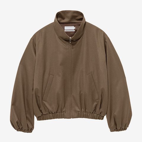Women / Fine Wool Saxony Balloon Jacket / Brown
