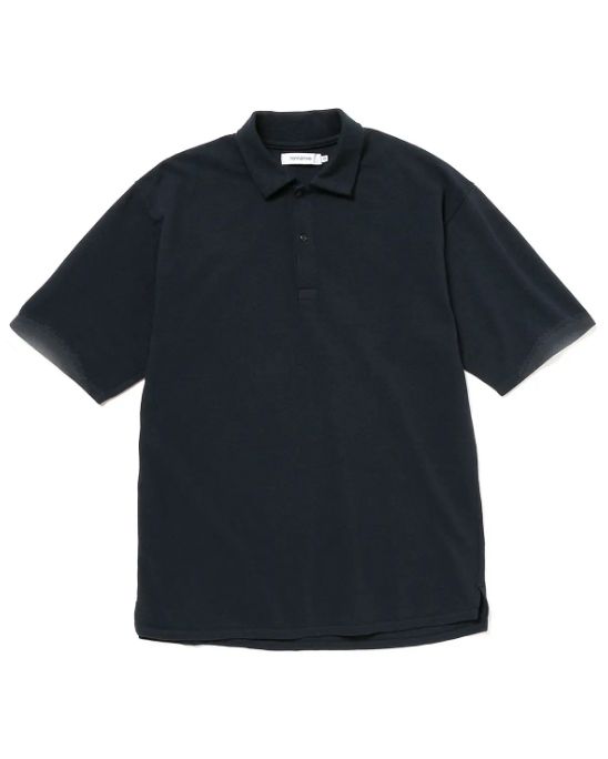 お歳暮 人気 SHIRT POLO S/S OFFICER - nonnative COTTON OVERDYED PIQUE トップス