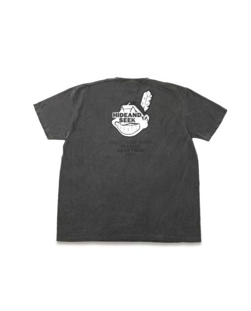 Indian S/S Tee / D-BLK / プリントティーシャツ