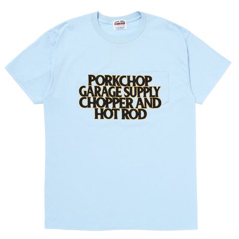 C&H LOGO POCKET TEE / LIGHT BLUE / プリント ティーシャツ