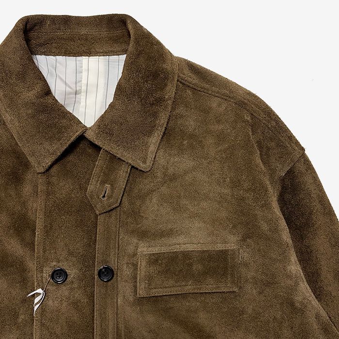 Hairy Suede Corbusier Jacket / Brown