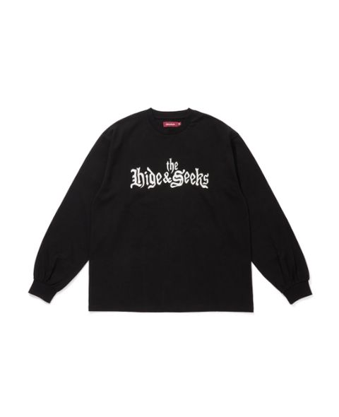 "HideandSeek×Toru Nishiura" The H&S L/S Tee / BLK / L/Sシャツ