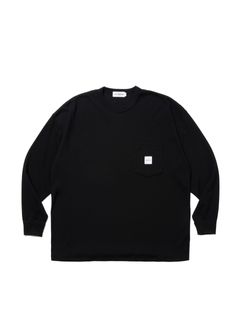 T/C Waffle Error Fit L/S Tee / BLACK×BLACK /  ワッフルロングスリーブティーシャツ