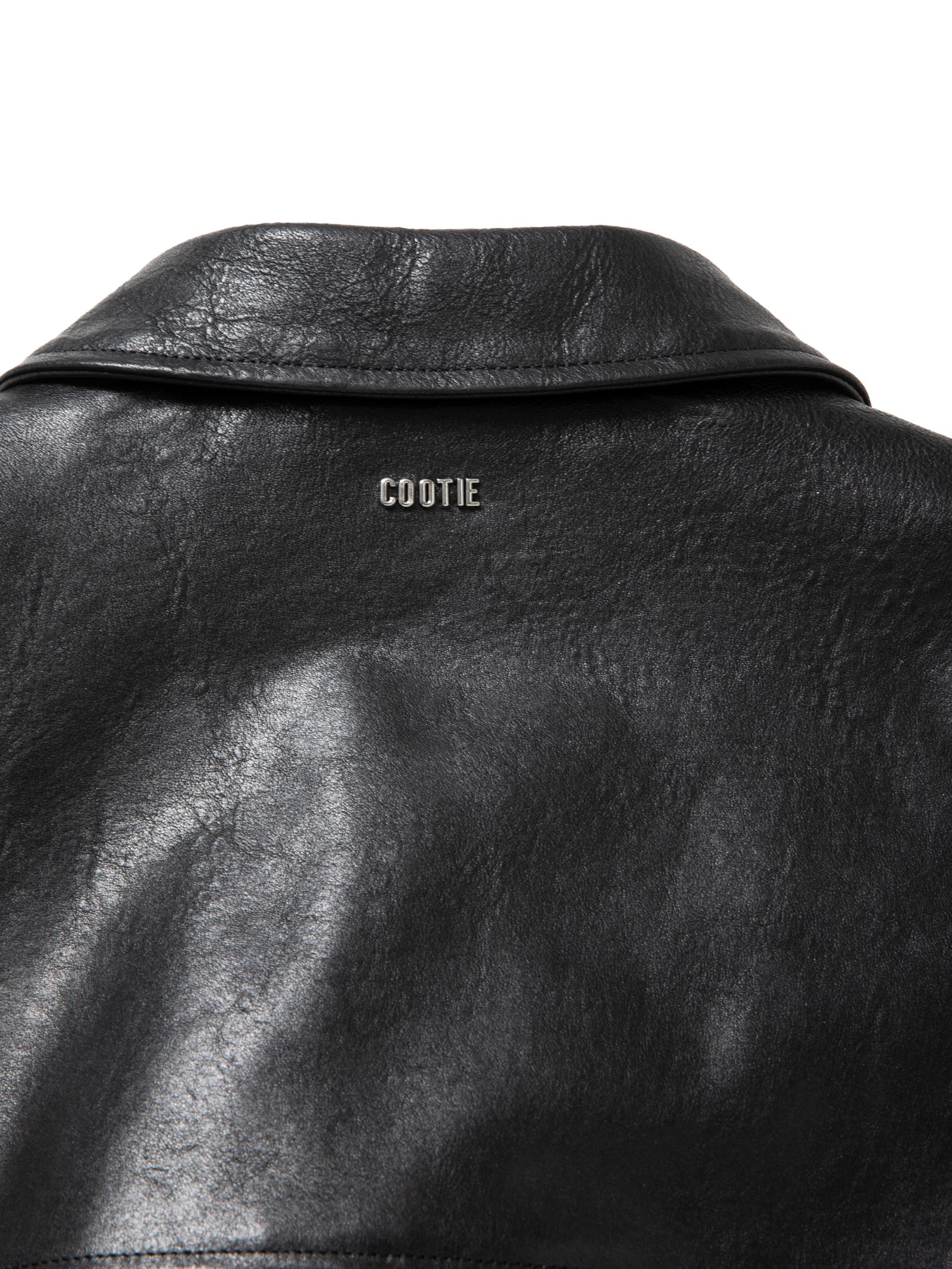 Sheepskin Coach Jacket / BLACK / レザージャケット