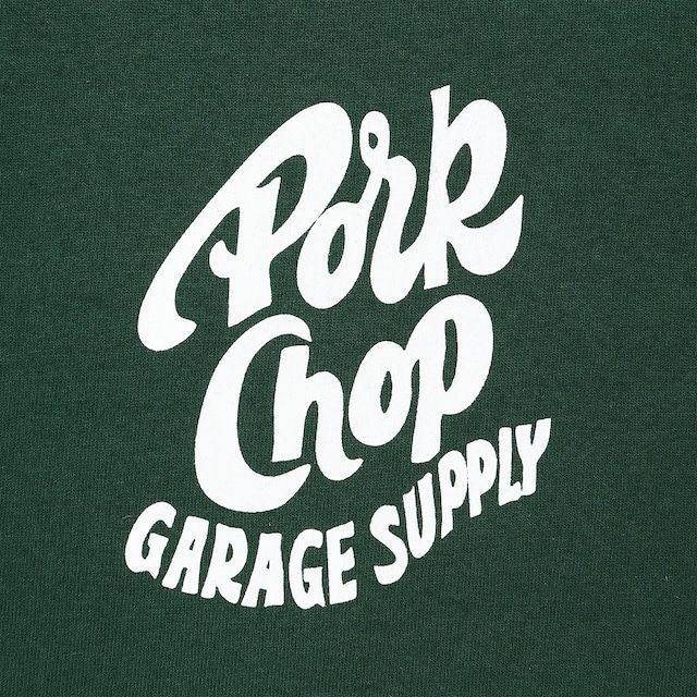 PORKY TEE / FOREST GREEN / プリント ティーシャツ