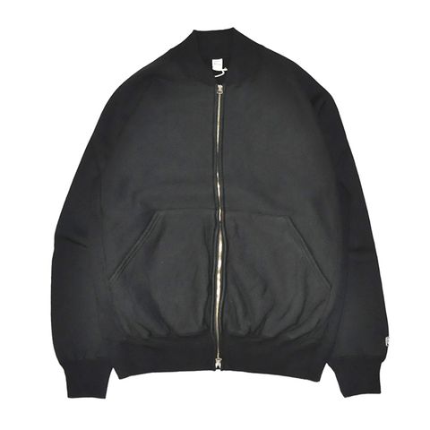 Zip Rib Neck Sweat / Seaweed