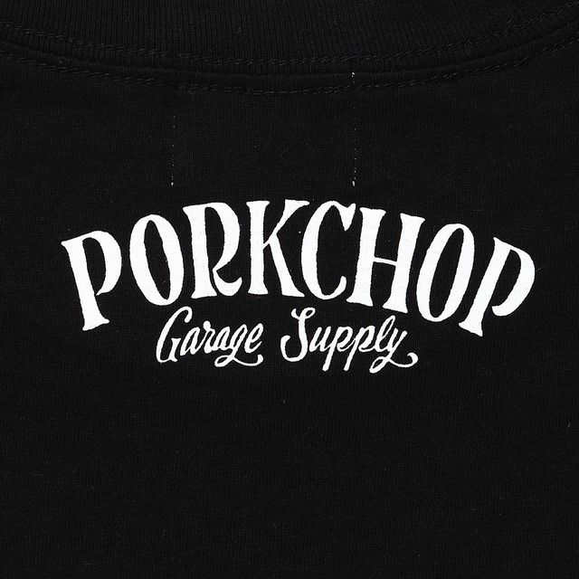 PORK STORE TEE / BLACK / プリント ティーシャツ