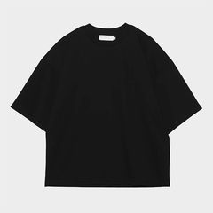 Women / Fine Smooth Crew Neck Tee / Black