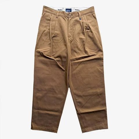 DC-3 ORGANIC COTTON TWILL TROUSERS / KHAKEE