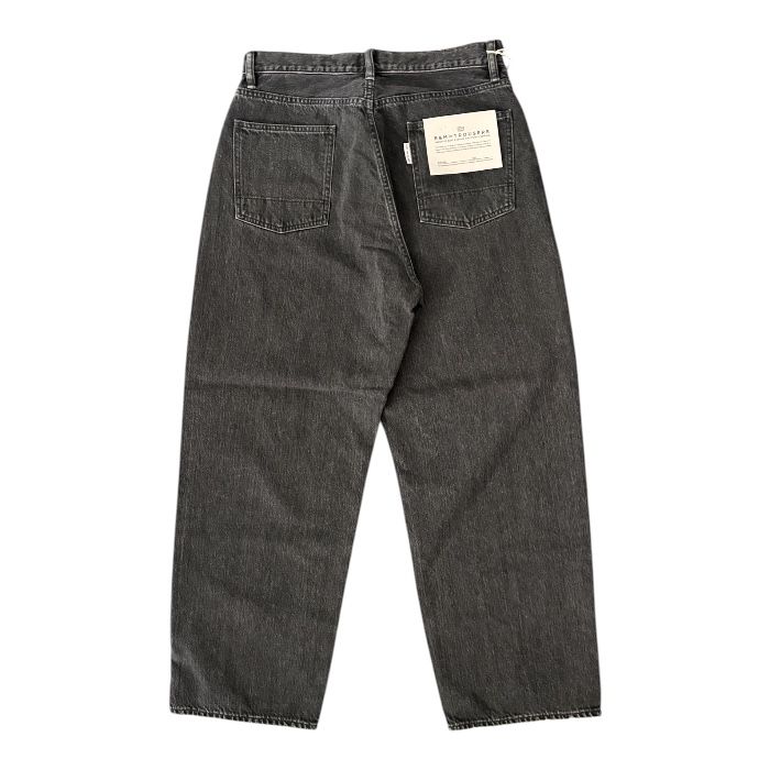 Standard Baggy 5 Pockets Denim / Washed Black
