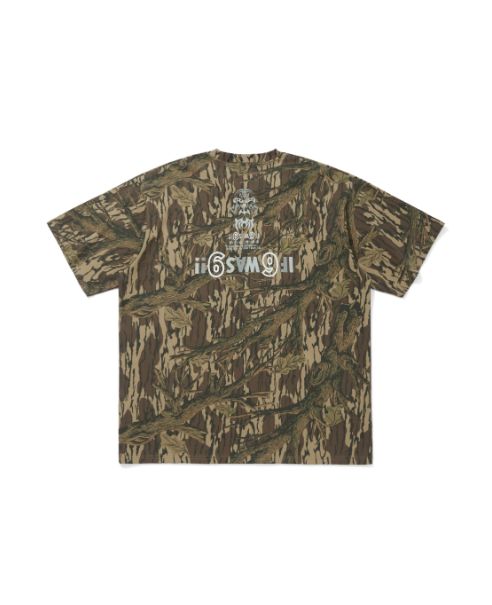 "HideandSeek×Toru Nishiura" Original S/S Tee / CAMO / CAMO柄シャツ